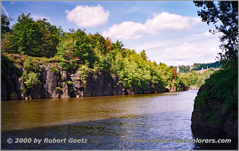 Mohawk Fluß, Moss Island, New York