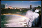 American Falls and Rainbow Bridge, Niagara Falls, NY