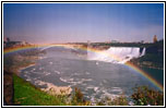American Falls and Rainbow Bridge, Niagara Falls, NY American Falls and Rainbow Bridge, Niagara Falls, NY