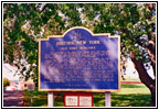 Schild Old Fort Niagara, New York