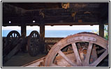 Kanonen auf Festung, Old Fort Niagara, New York