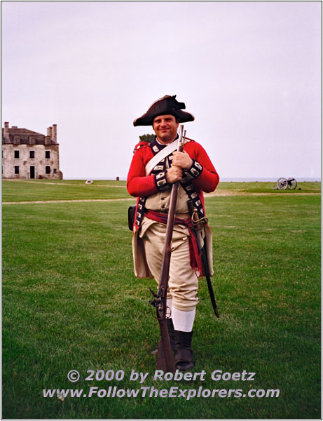 Reenactor, Old Fort Niagara, NY Reenactor, Old Fort Niagara, NY