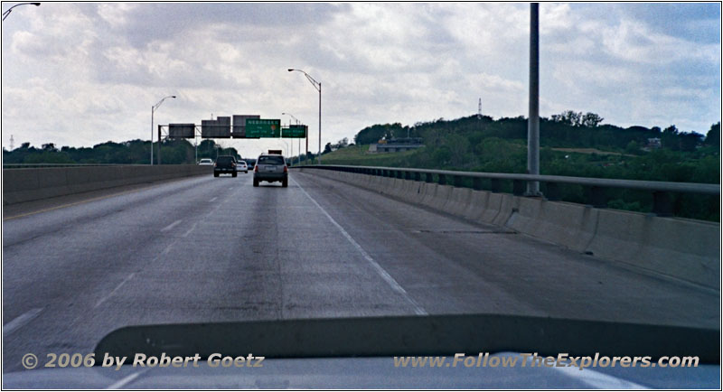 Interstate 80, Staatsgrenze Iowa & Nebraska