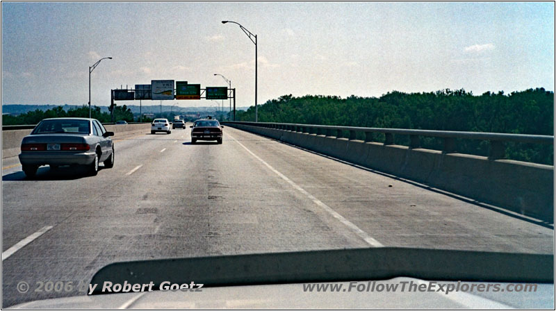 Interstate 80, Staatsgrenze Nebraska & Iowa