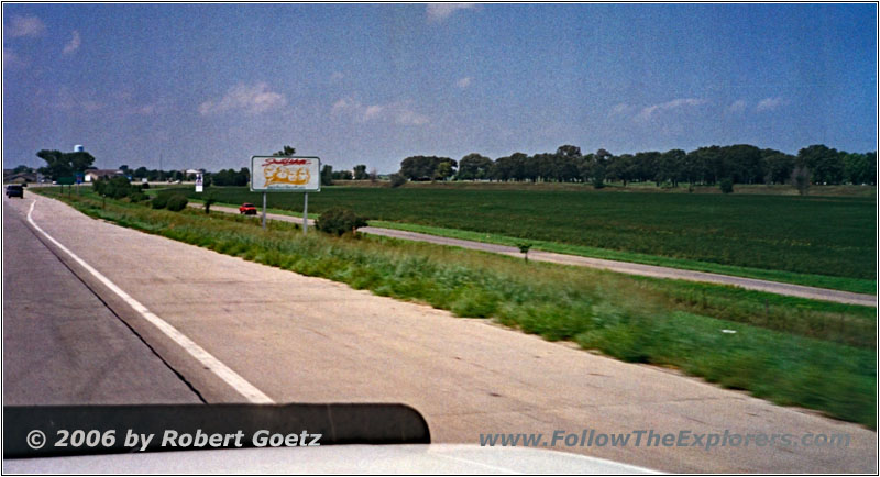 I–29, State Line IA and SD