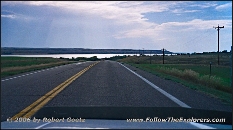 Highway 34, Lake Sharpe, South Dakota