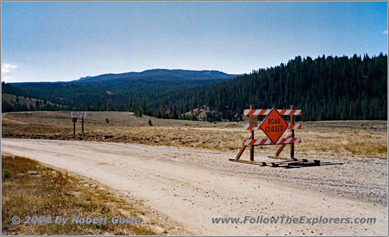 Road Closure Union Pass, WY