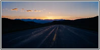 Sonnenuntergang, Highway 189/191, Wyoming