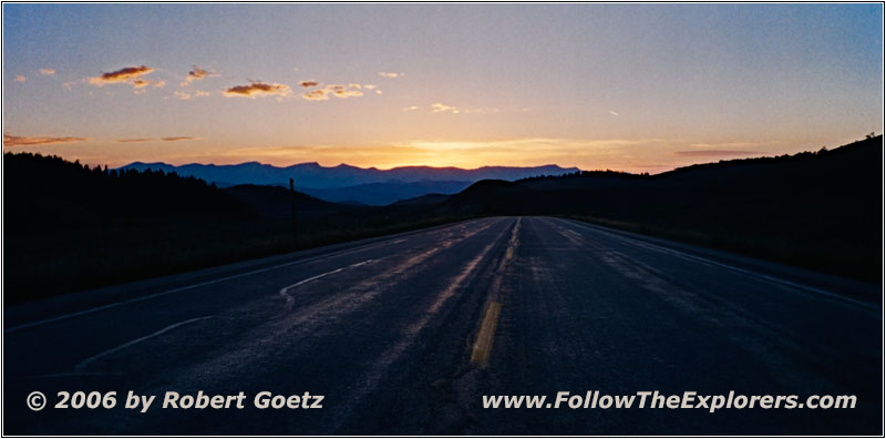 Sunset, Highway 189/191, WY Sunset, Highway 189/191, WY