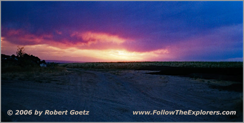 Sonnenuntergang, Backroad, Idaho