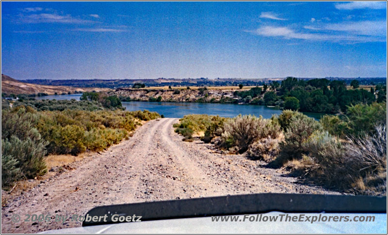 Backroad, Hagerman Fossil Beds, Snake River, ID Backroad, Hagerman Fossil Beds, Snake River, ID