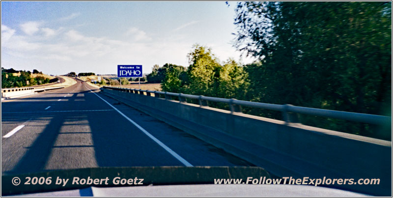 Interstate 84, State Line OR and ID Interstate 84, State Line OR and ID