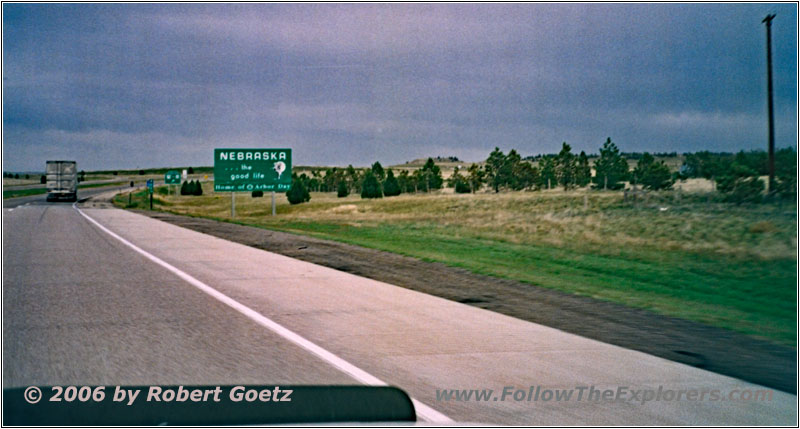 Interstate 80, State Line WY and NE