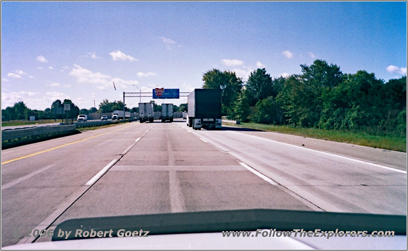 Interstate 75, State Line MI and OH