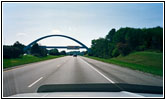 Interstate 70, Staatsgrenze Ohio & Indiana