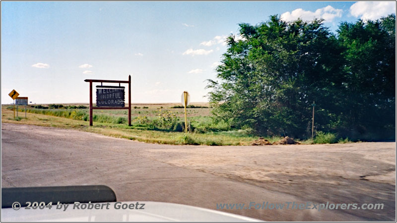 Highway 385, State Line KS and CO