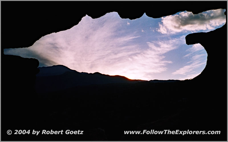 Sonnenuntergang, Siamese Twins, Garden of The Gods, Colorado