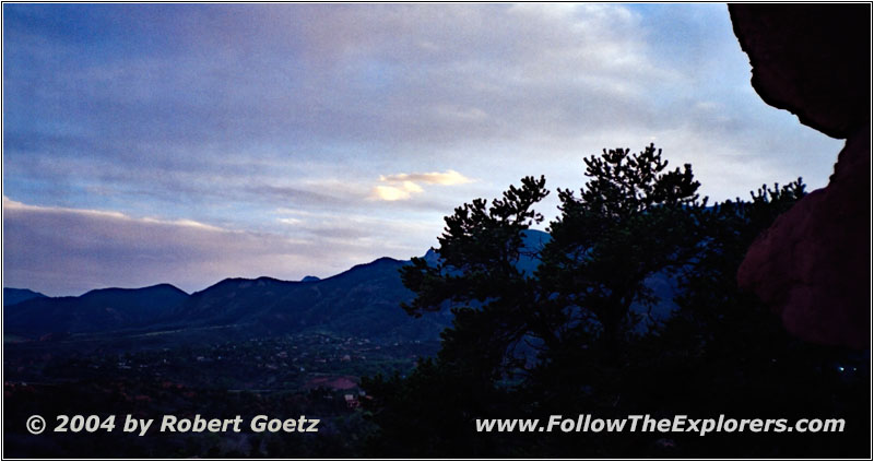 Sonnenuntergang, Siamese Twins, Garden of The Gods, Colorado