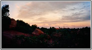 Sunset, Siamese Twins, Garden of The Gods, CO