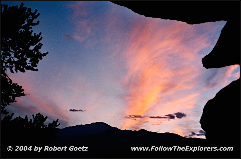 Sunset, Siamese Twins, Garden of The Gods, CO