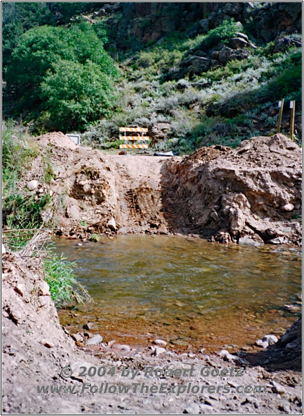 Shelf Rd, Bridge Out, Fourmile Creek, CO Shelf Rd, Bridge Out, Fourmile Creek, CO