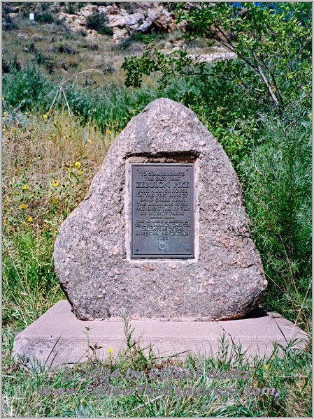 Pike Blockhouse Marker, Cañon City, CO Pike Blockhouse Marker, Cañon City, CO
