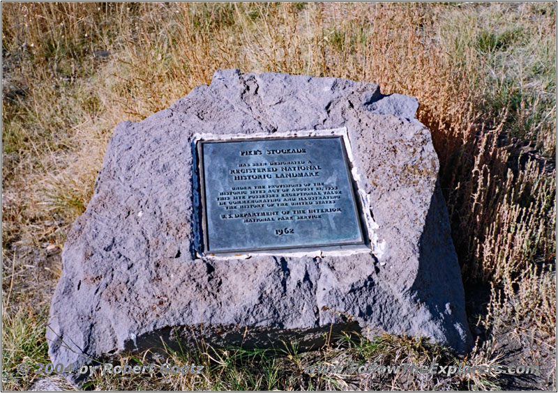 Gedenktafel Pikes Stockade, Colorado