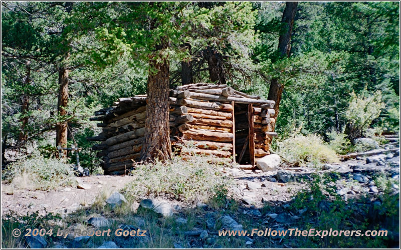 Zapata Falls Trail Blockhouse, Colorado