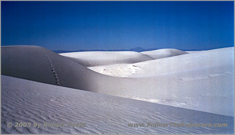 Alkali Flat Trail, White Sands, NM