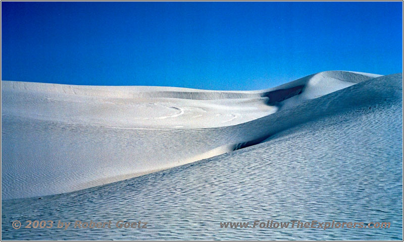 Alkali Flat Trail, White Sands, NM