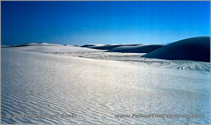 Alkali Flat Trail, White Sands, NM Alkali Flat Trail, White Sands, NM