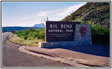 Entrance Sign Big Bend National Park, TX