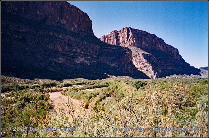 Santa Elena Canyon, Rio Grande, Big Bend National Park, Texas