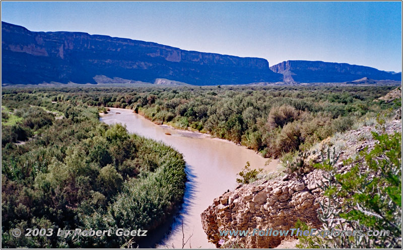 Santa Elena Canyon, Rio Grande, Big Bend National Park, TX