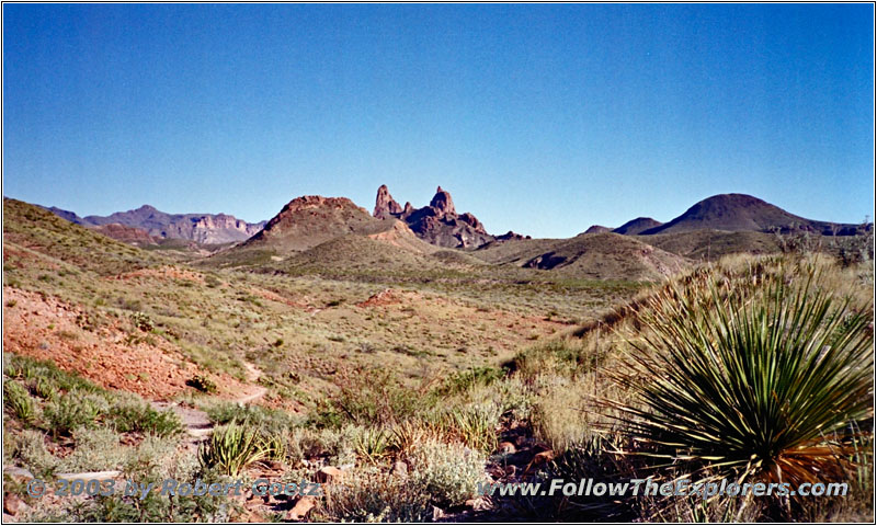 Mule Ears Viewpoint, Big Bend National Park, Texas