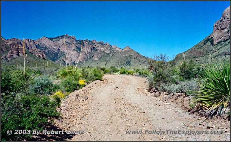 Pine Canyon Road, Big Bend National Park, TX Pine Canyon Road, Big Bend National Park, TX