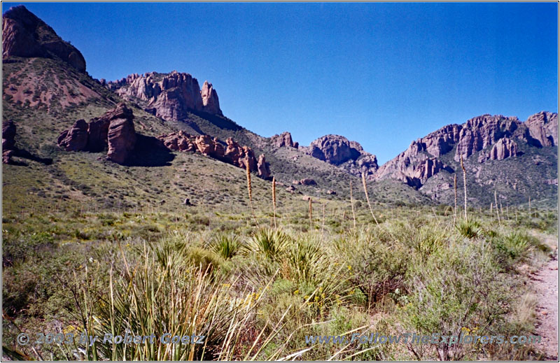 Pine Canyon Trail, Big Bend National Park, TX Pine Canyon Trail, Big Bend National Park, TX
