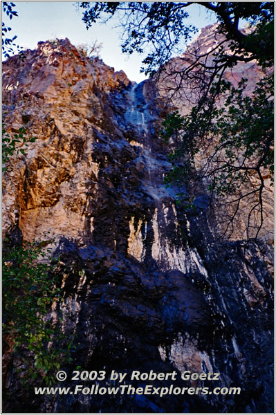 Waterfall Pine Canyon Trail, Big Bend National Park, TX Waterfall Pine Canyon Trail, Big Bend National Park, TX