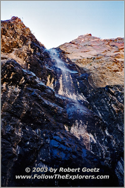 Waterfall Pine Canyon Trail, Big Bend National Park, TX Waterfall Pine Canyon Trail, Big Bend National Park, TX