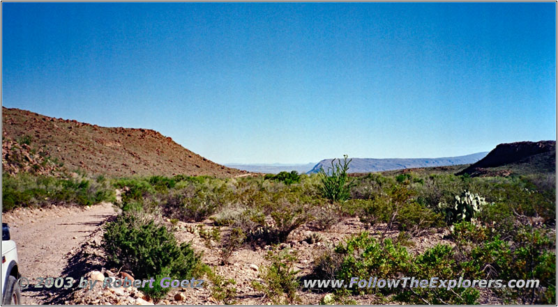 Pine Canyon Road, Big Bend National Park, TX Pine Canyon Road, Big Bend National Park, TX
