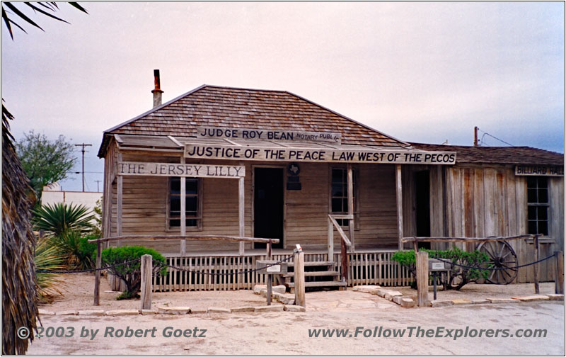 Saloon Judge Roy Bean, Langtry, TX Saloon Judge Roy Bean, Langtry, TX