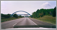 Interstate 70, Staatsgrenze Ohio und Indiana, Ohio