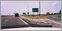 I–70, State Line OH and IN, Entering IN