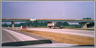 Interstate 70, Staatsgrenze Indiana und Illinois