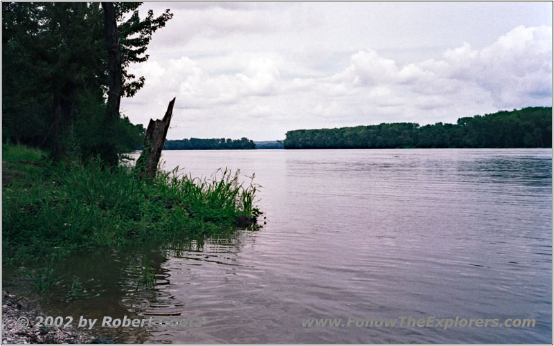 Highway P, Mississippi River, MO Highway P, Mississippi River, MO