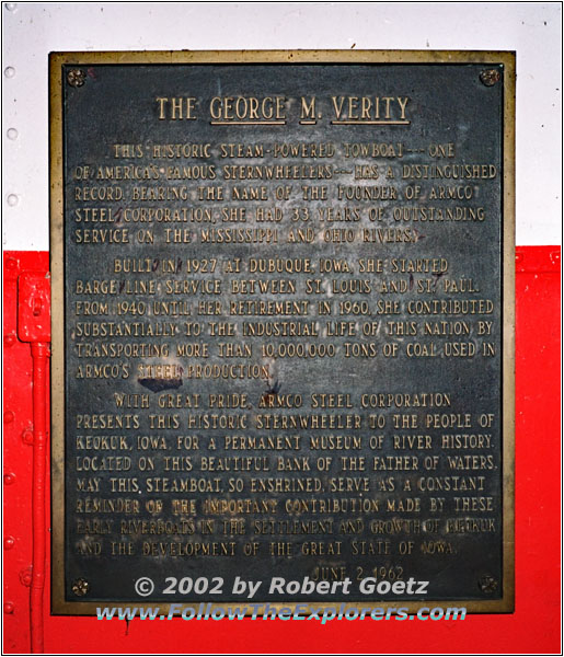 George M. Verity, Keokuk, Iowa