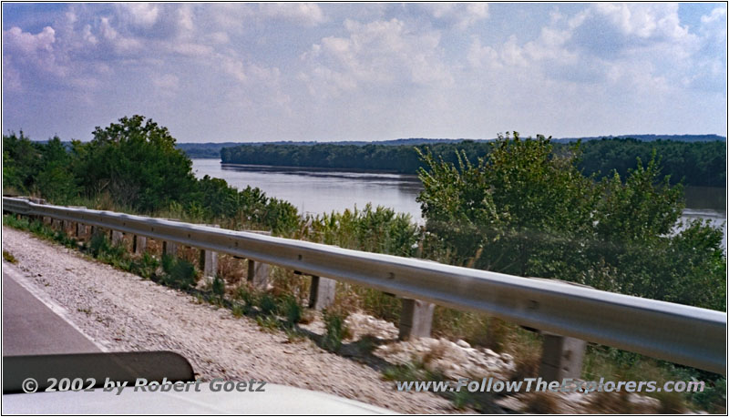 Mississippi River am Highway 22, Iowa