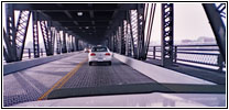 Government Bridge, Davenport, Iowa, nach Rock Island, Illinois