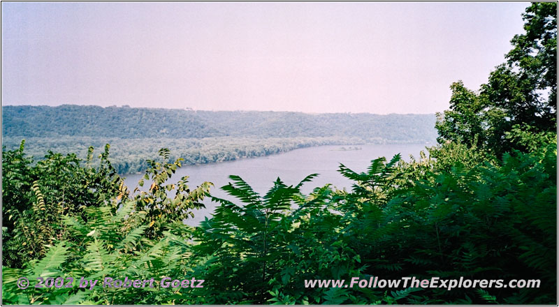 Mississippi River, Wyalusing State Park, WI Mississippi River, Wyalusing State Park, WI