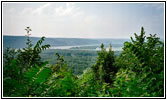 Mississippi River, Sentinel Ridge Trail, Wyalusing State Park, WI Mississippi River, Sentinel Ridge Trail, Wyalusing State Park, WI